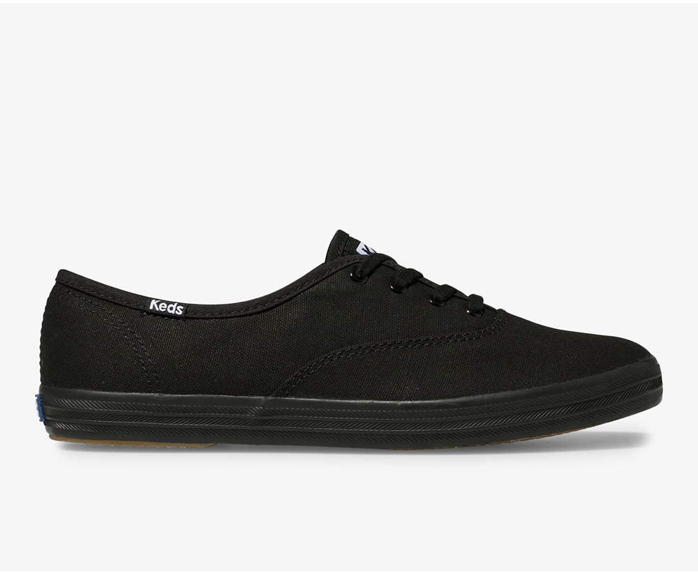 Keds Womens Sneakers Black - Champion Originals - 602SLYXNH